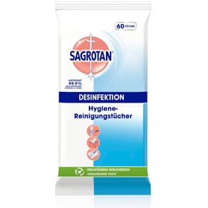 Reinigungstücher Sagrotan Hygiene, 60 Stück