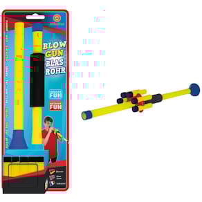 Blasrohr GÜNTHER Blowgun, 46 cm, mit 5 Pfeilen und Halterung
