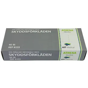 Förkläde 80x125cm box vit40/fp