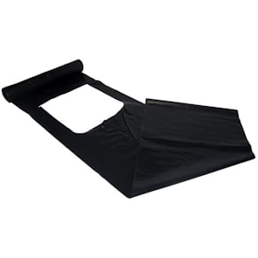 Plastsäck knyt LD 125L 50my svart 10/rl
