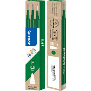 Refill PILOT Frixion 0,5mm grön 3/fp