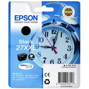 Tintenpatrone Epson Nr. 27XXL, schwarz