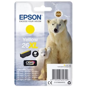 Bläckpatron EPSON C13T26344012 gul