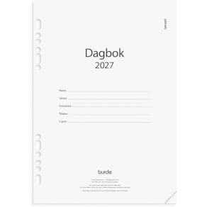 Business kalendersats Dagbok 2027
