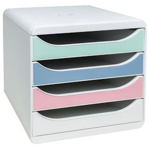 Blankettbox Bigbox Autentik 4låd. pastel