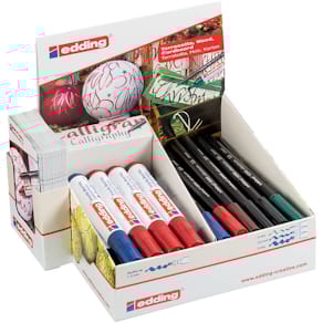 Thekendisplay edding 1255/1455 Calligraphy, sortiert