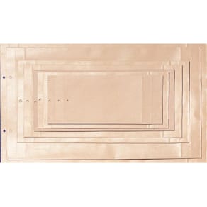 Provsäck D22 Bälg, hålrad, 250x425mm, 250/fp