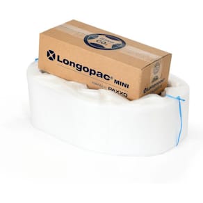 Säckkassett LONGOPAC Mini Standard 60m transparent