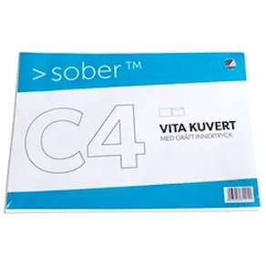 Kuvert C4 100g remsa 50/FP