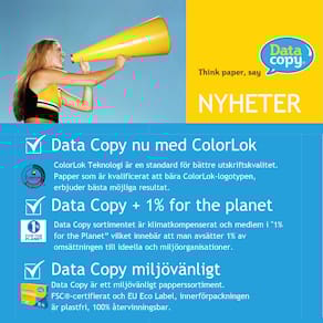 Papper DataCopy A4H 80g 500/pt 5frp