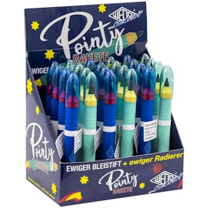 Bleistift WEDO Pointy Rakete, mit Radierer