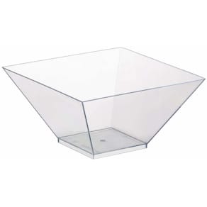Salatbowle PS transparent, rund, 130x130x700 mm, 100 stk