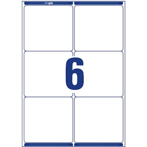 Versandetikett Avery Zweckform, 99,1 x 93,1 mm, weiß