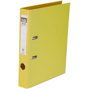 Ordner Elba Rado plast, PVC, 5 cm, gelb