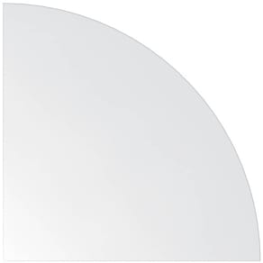 Verkettungsplatte Hammerbacher LE91, 80 x 80 cm, weiß