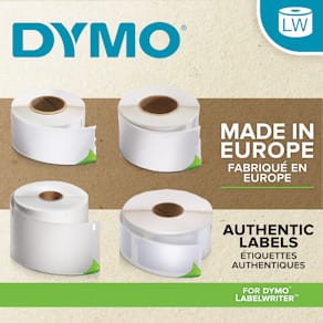 Navneetiket Dymo 89 x 51 mm 300 stk/rulle