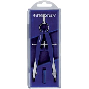 Zirkel STAEDTLER Mars Comfort, silber/blau, 154 mm, Etui