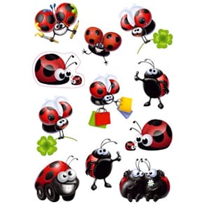 Herma stickers Decor nyckelpigor (3)