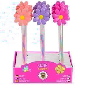 Gelschreiber Trendhaus Flower Swirly Colors, sortiert