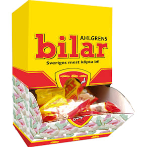 Godislåda Ahlgrens Bilar 100 påsar à 30 g