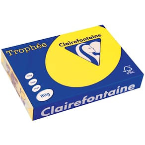 Gekleurd papier Clairefontaine Trophée Intens, A4, 80 g, 500 vel,