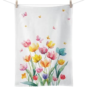 Geschirrtuch Ambiente Fantasy Blumen, 50 x 70 cm