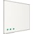 Whiteboard Smit Visual, emaille, magnetisch, 240 x 120 cm