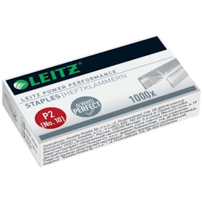 Heftklammern Leitz Power Performance P2, Nr. 10, verzinkt, 1000 –