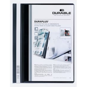 Offertmapp DURAPLUS EU m.ficka A4 svart