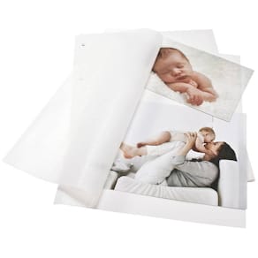 Fotokarton Goldbuch, 20 Blatt, weiß