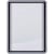 Buitenvitrine Nobo Premium Plus, draaideur met slot, magnetisch