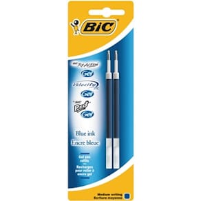 Pennpatron Gelbläck BIC ReAction Blå, 2/fp