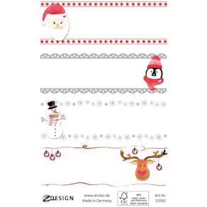 Weihnachtsetikett Avery Zweckform Wintertiere