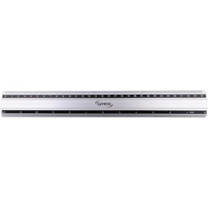Linjal LYRECO aluminium 30cm