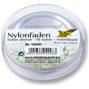 Nylonfaden Folia, auf Spule, 100 m