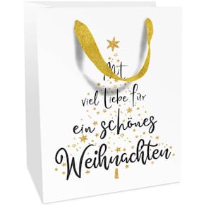 Geschenktragetasche BRAUN + COMPANY, Weihnachten, Mit Euch