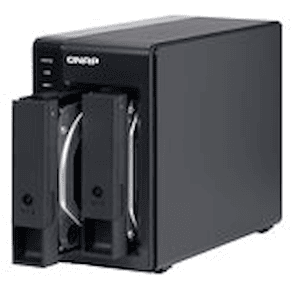 QNAP TR-002 - Hårddiskarray - 2 fack (SATA-600) - USB 3.1 Gen 2