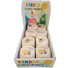 Gebetswürfel Noname, Kinder, 2-fach sortiert, Display