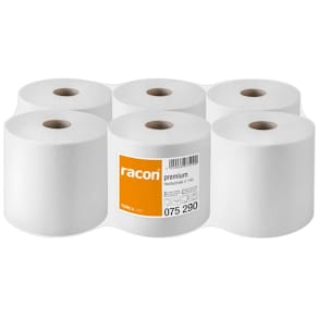 Handtuchrolle Racon Premium, 2-lagig, hochweiß, 6 Rollen à 140 m
