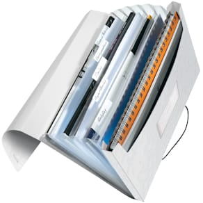 Fächermappe Leitz WOW, A4, weiß