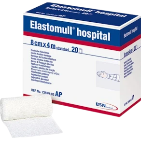 Binda ELASTOMULL 8cmx4m Latexfri 20/fp