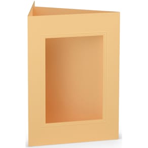 Passepartoutkarte Rössler Paperado, B6, melon