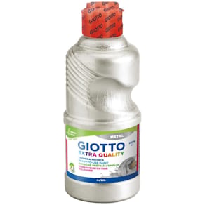 Färg GIOTTO metall silver 250ml