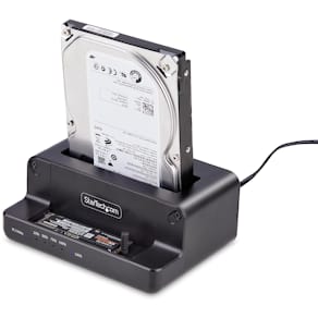StarTech.com M.2 NVMe to 2.5/3.5" SATA Drive Duplicator, Dual