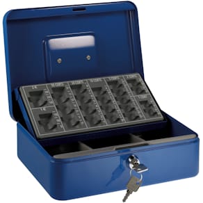 Geldkassette ALCO 874, Euro, blau