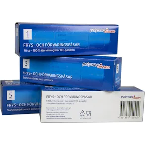Fryspåse 2-liter, HD-polyeten, 50/rl