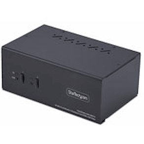 StarTech.com 2-Port Dual-Monitor DisplayPort en HDMI KVM Switch,