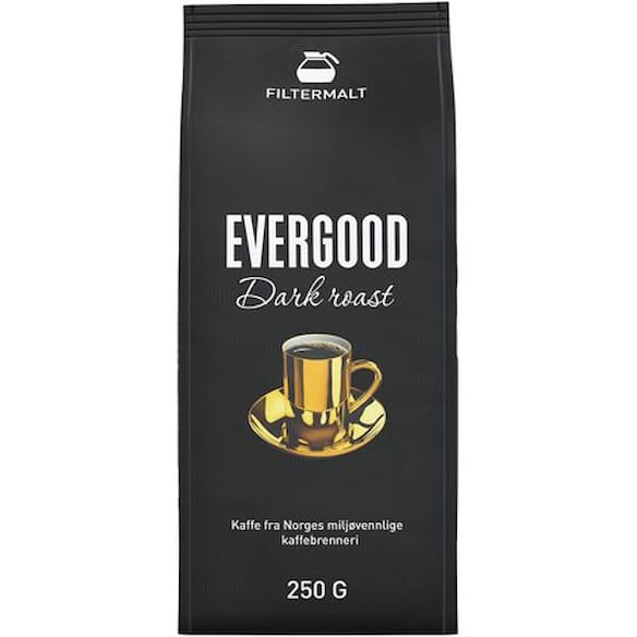 Kaffe EVERGOOD dark filtermalt 250g 24st