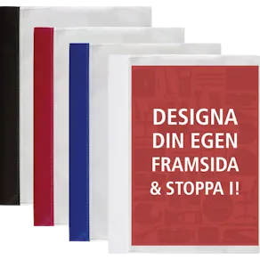 Offertmapp A4+ Vit, med ficka, 25st