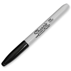 Märkpenna SHARPIE F svart 32+4/fp